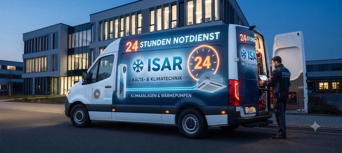 Notdienst-Techniker auf dem Weg zum Einsatz